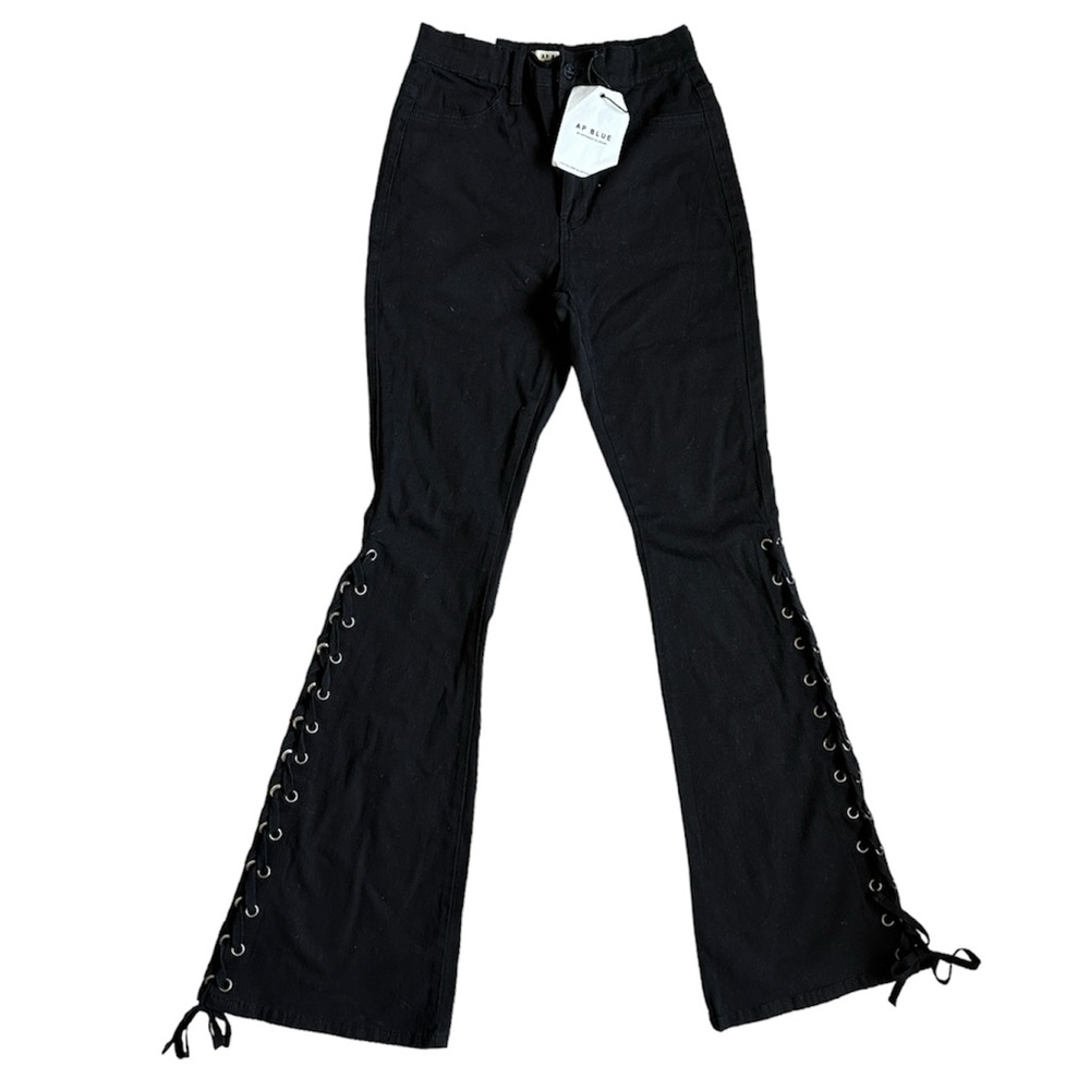 Flare Lace Up Jeans
